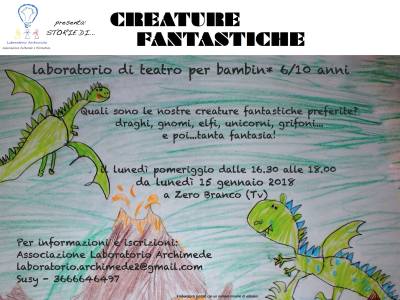 Creature Fantastiche_2018 Laboratorio di Teatro